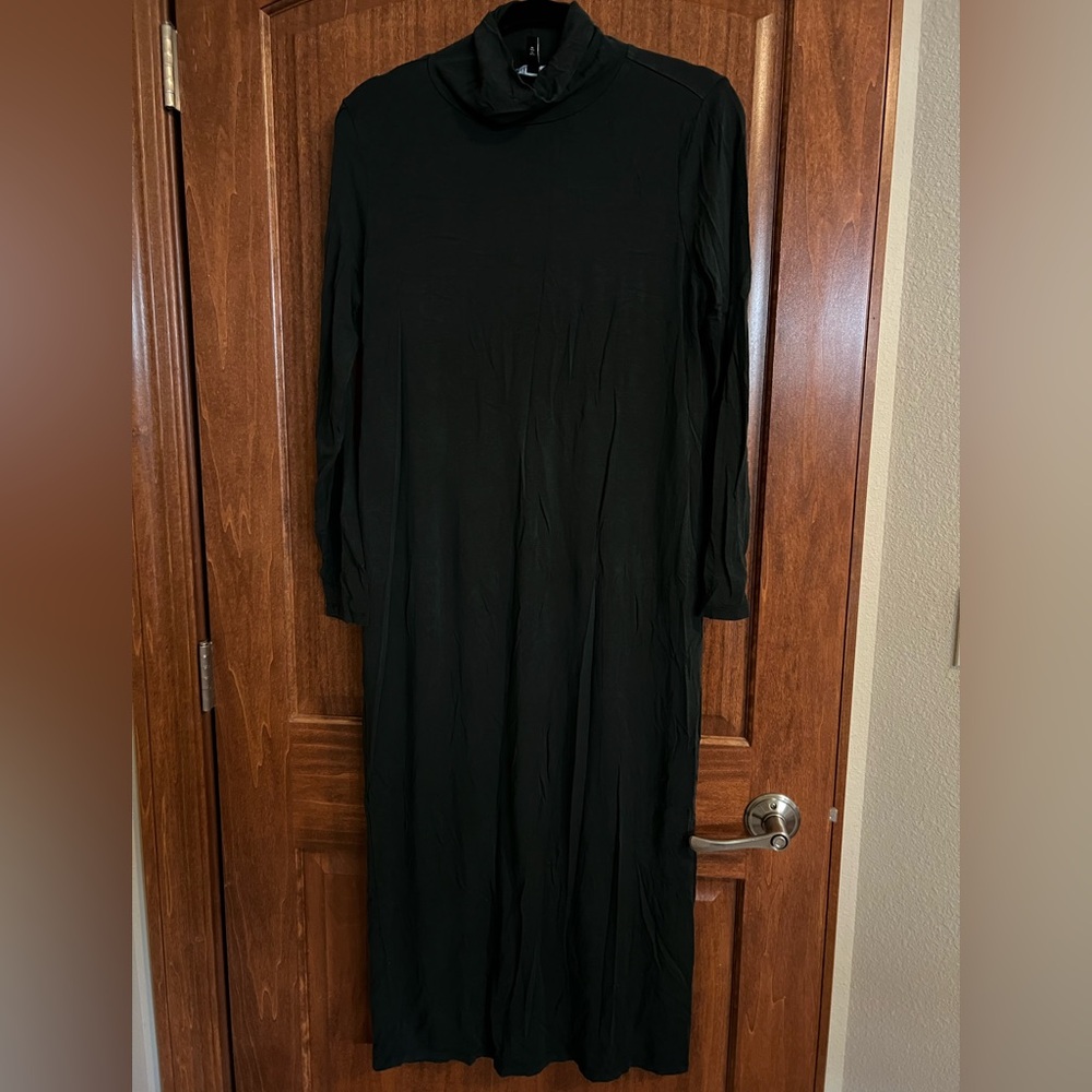 Eileen Fisher Turtleneck Tencel Dress Size M